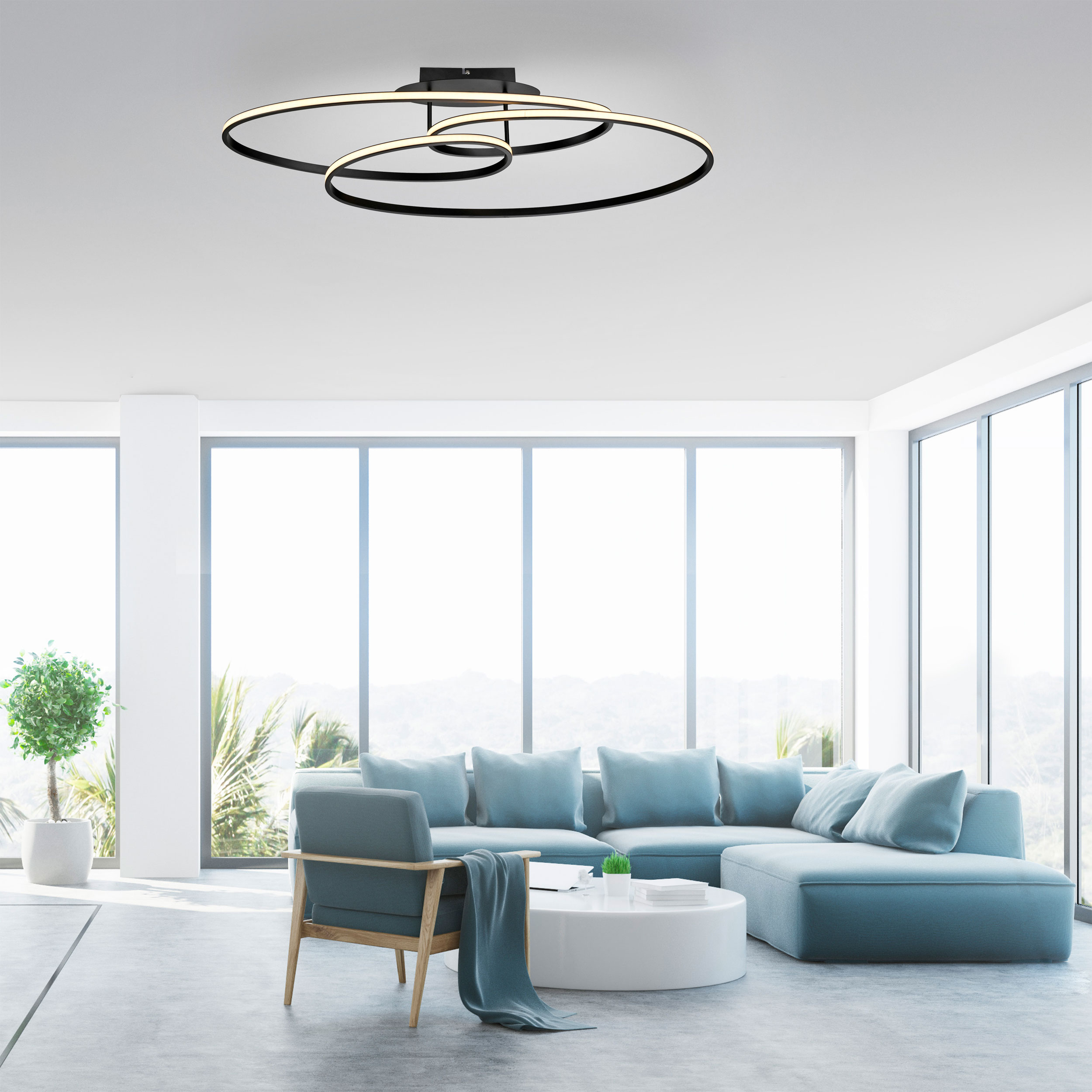 JUST LIGHT.LED-Deckenleuchte 1flg