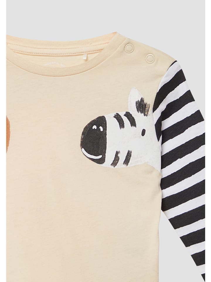 s.Oliver T-Shirt langarm in Beige günstig kaufen