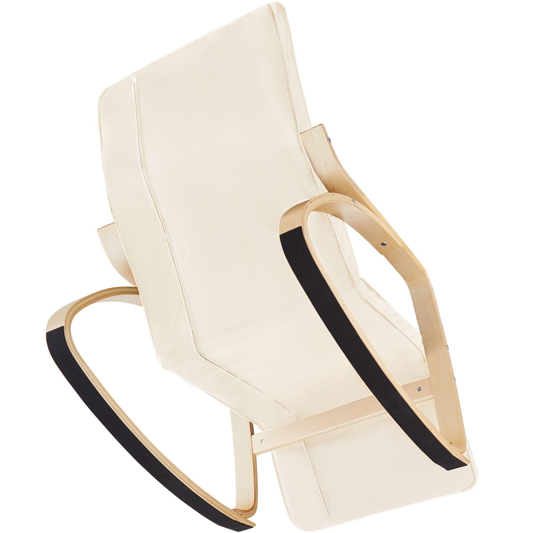 tectake Schaukelstuhl Onda (1er, 1 St), ergonomisch