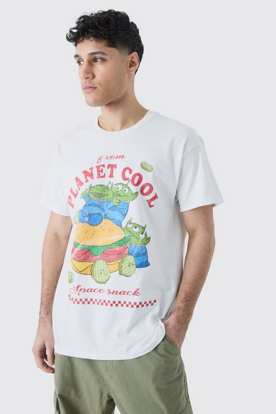 Oversize T-Shirt mit lizenziertem Toy Story Alien Print