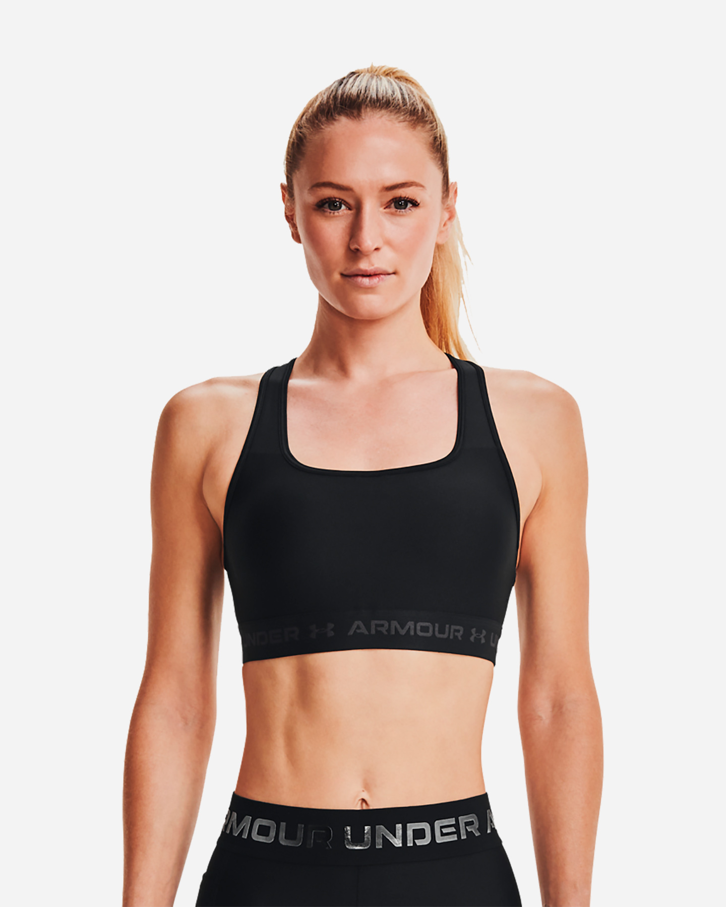 Biustonosz treningowy Under Armour Crossback Mid W 77-1361034-0001
