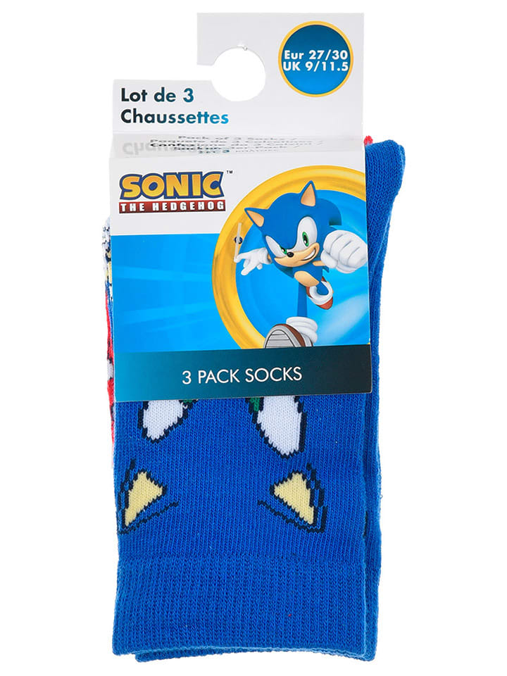 Sonic 3er-Set: Socken 