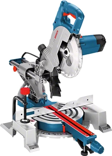 „Bosch Blue 0601B19001 GCM 80 SJ“ kampinis pjūklas, 216 mm, 1400 vatų, su 2 pjūklo geležtėmis