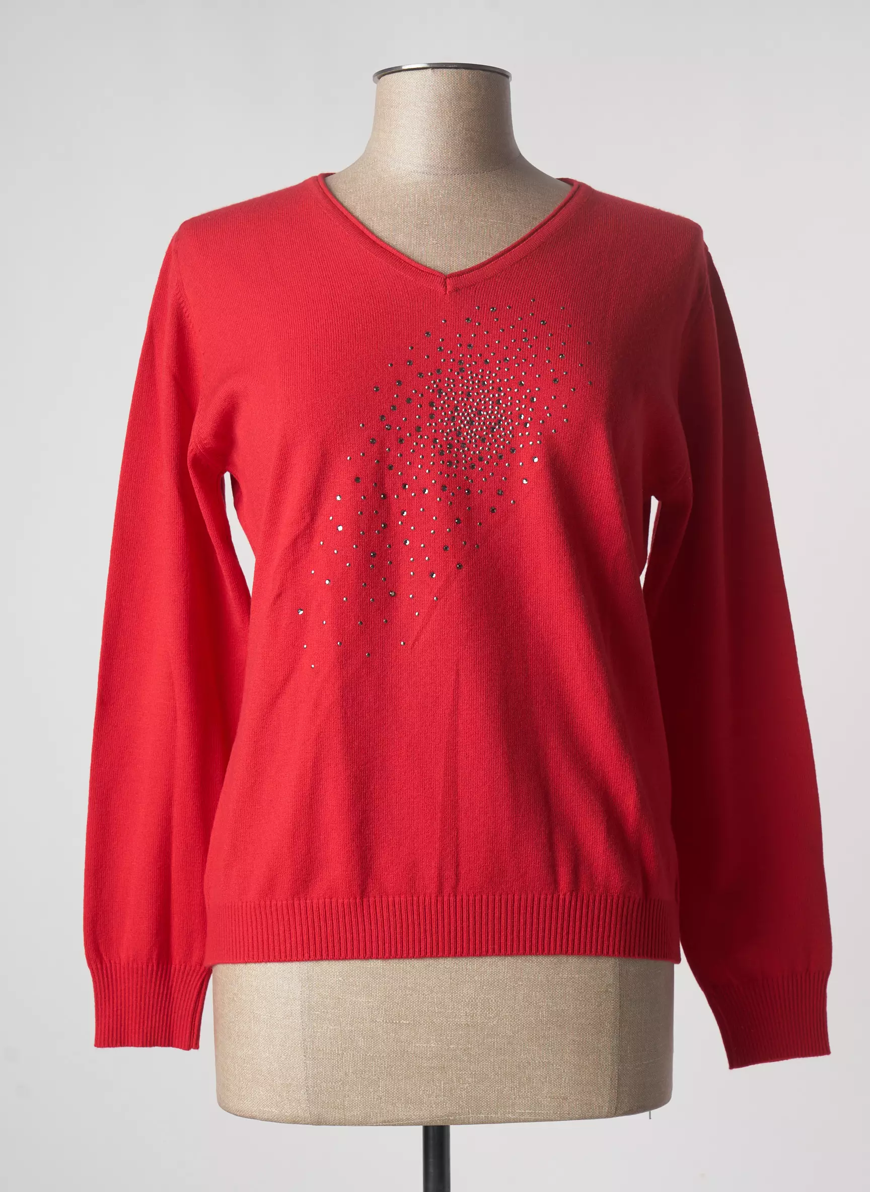Barbara Lebek Pulls Femme couleur rouge