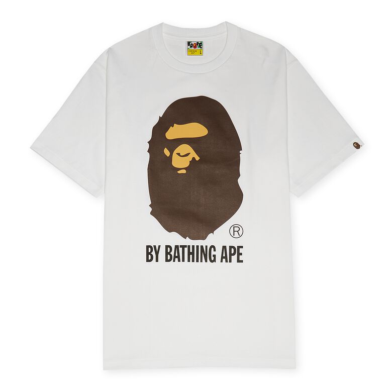 A Bathing Ape By Bathing Ape Tee M white