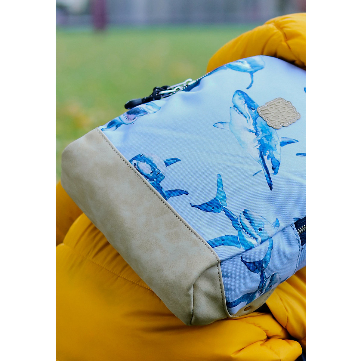 Kinderrucksack XS Shark Light Blue
