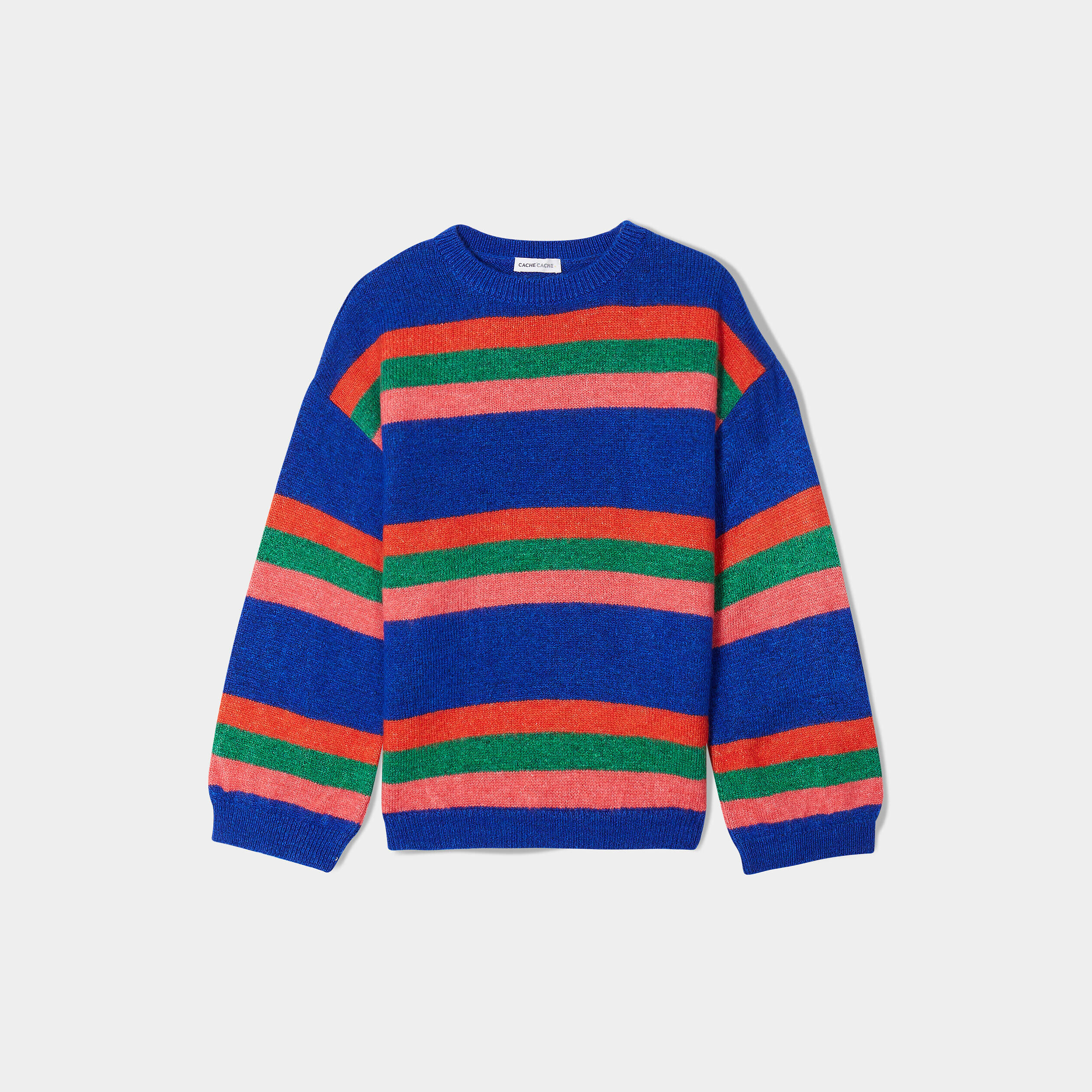 Pull manches longues multicolore femme | Cache Cache