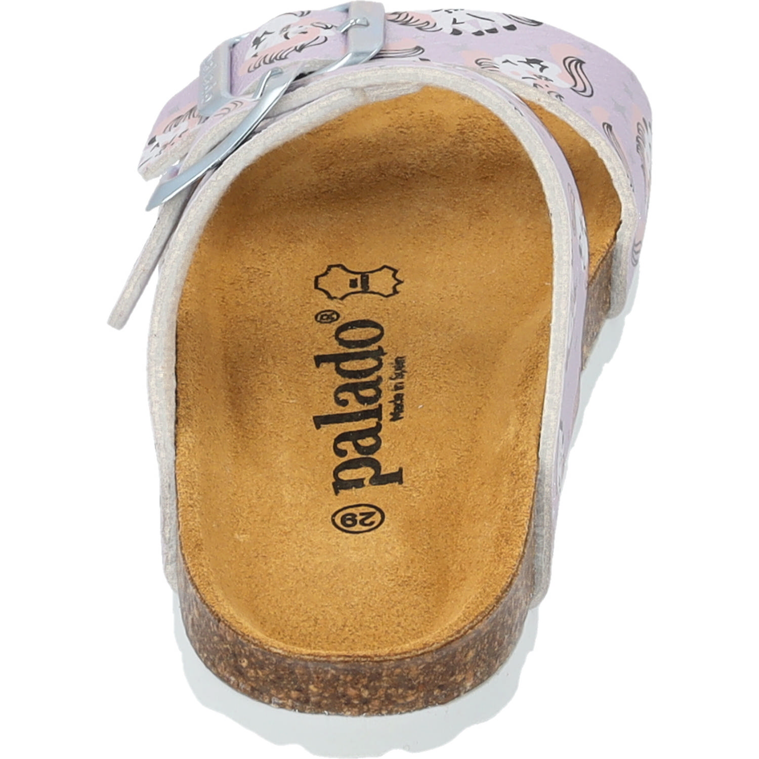 Palado Kids Samos G Print, Pantoletten, Kinder, Hellrosa Metallic Unicorn