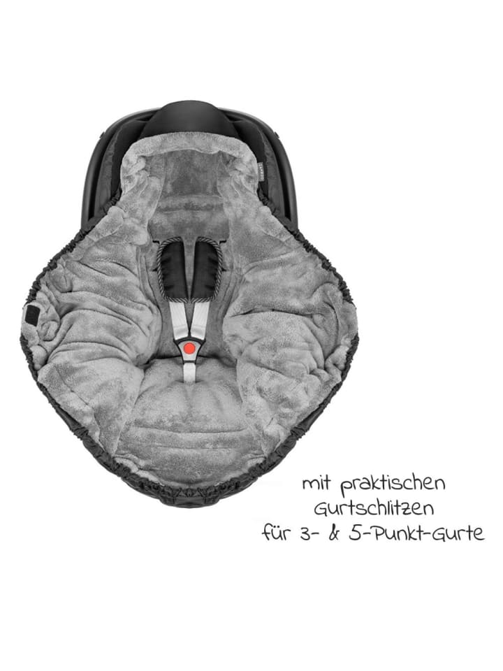 Zamboo Einschlagdecke für Babyschale (Maxi-Cosi, Cybex, Hauck, in schwarz günstig kaufen onesize