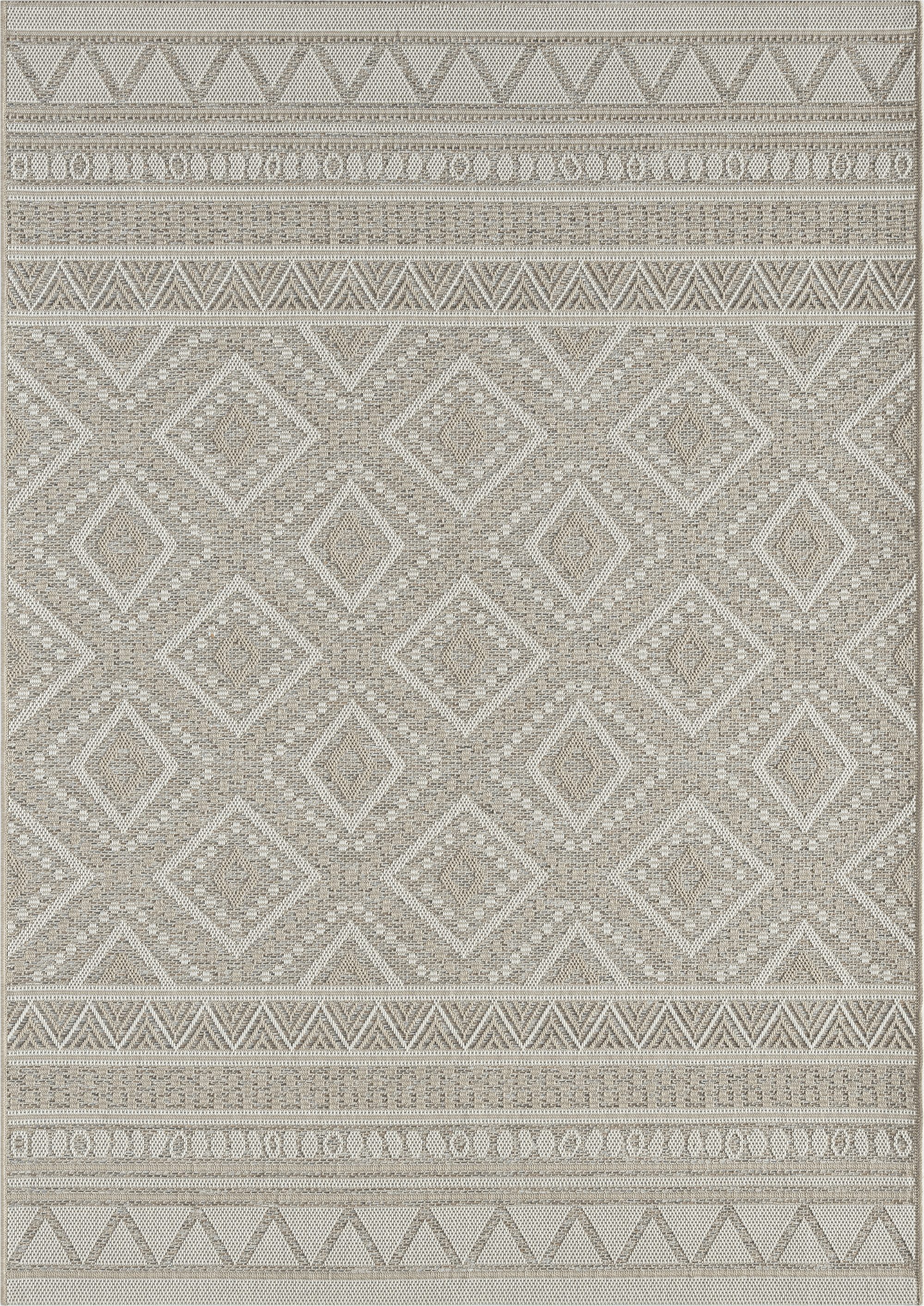 Outdoorteppich Calgary - robuster Outdoor Teppich, auch für Küche oder Esszimmer, the carpet, Rechteck, Boho-Style, Außenbereich, Vintage-Optik