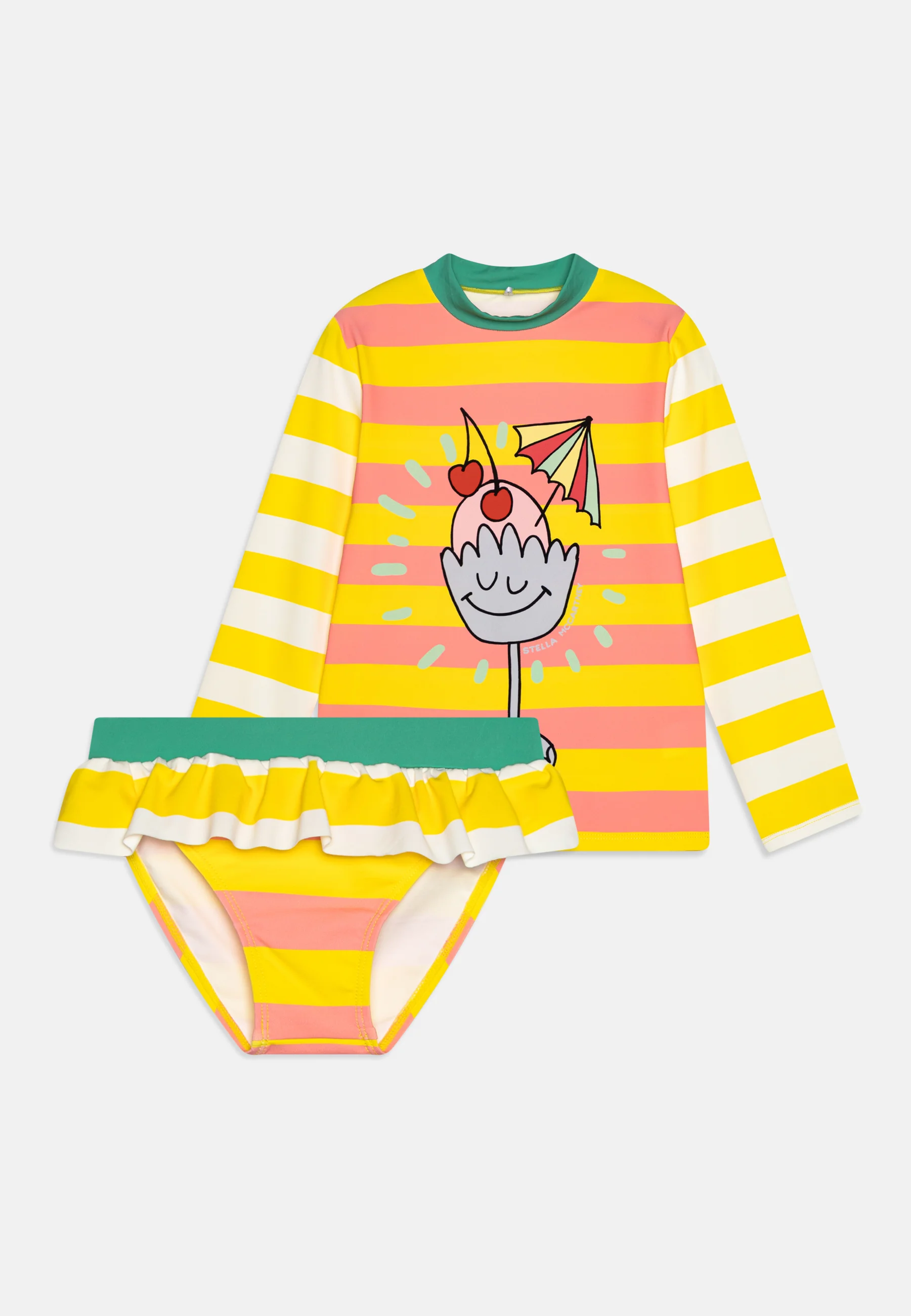 Stella McCartney Kids SWIM GIRL STRIPES - Traje de baño