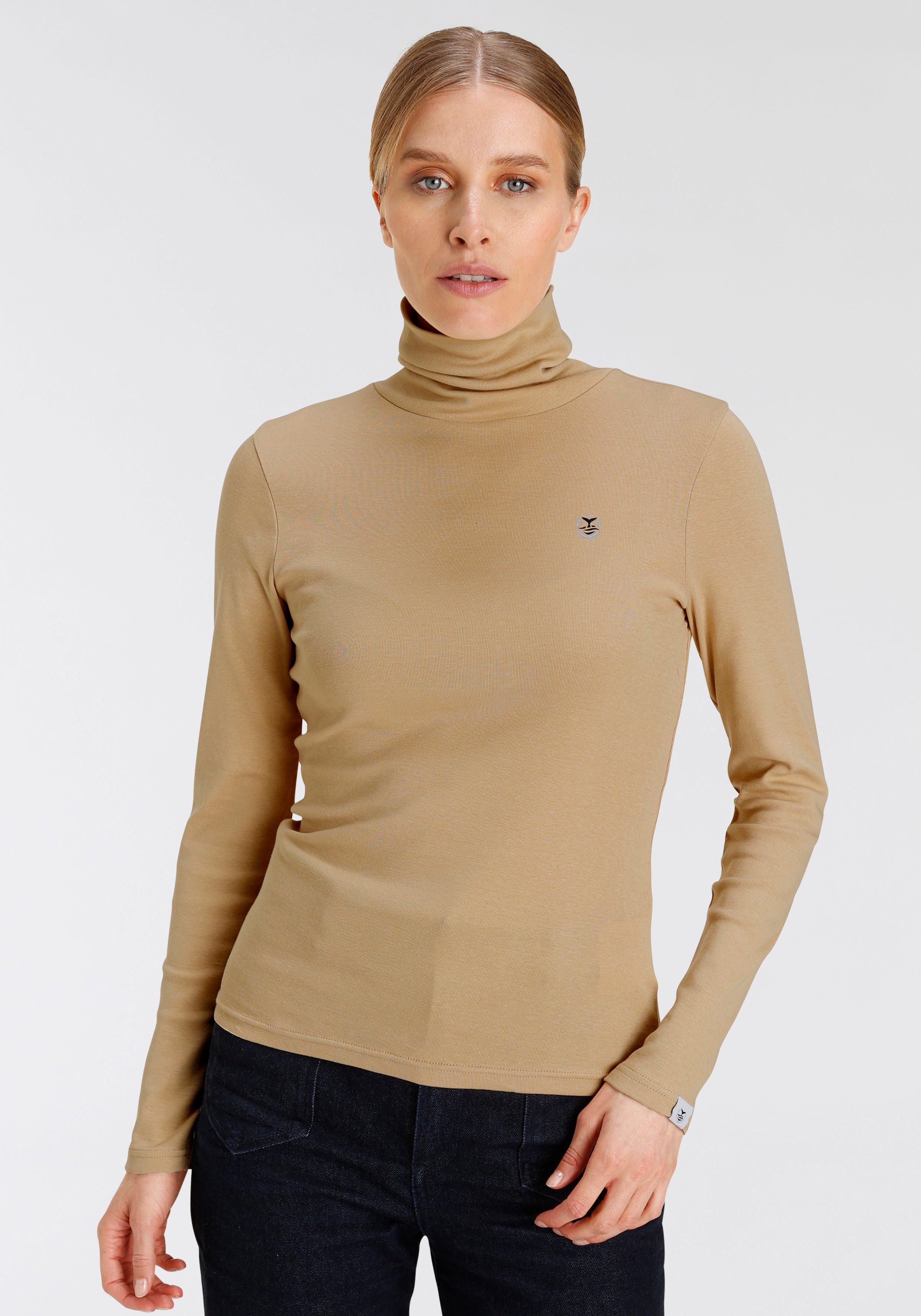 DELMAO Rollkragenshirt in uni oder gestreift - NEUE MARKE!
