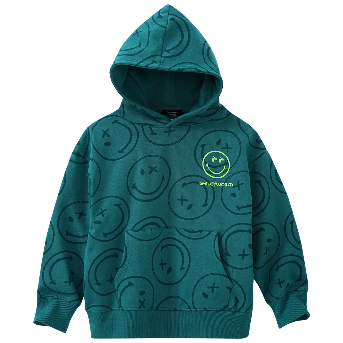 SmileyWorld Hoodie mit Allover-Print