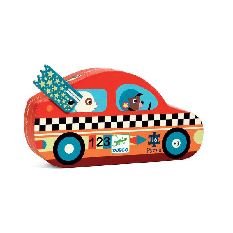 Puzzle bolide 16 pièces Djeco