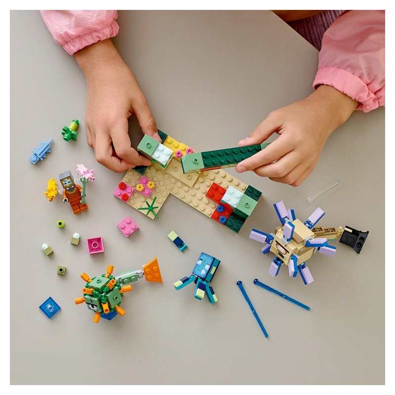 21180 Le combat des gardiens LEGO Minecraft