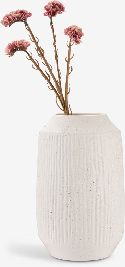 CHRISTIAN CHRISTIAN vase Ø21xH33cm hvit