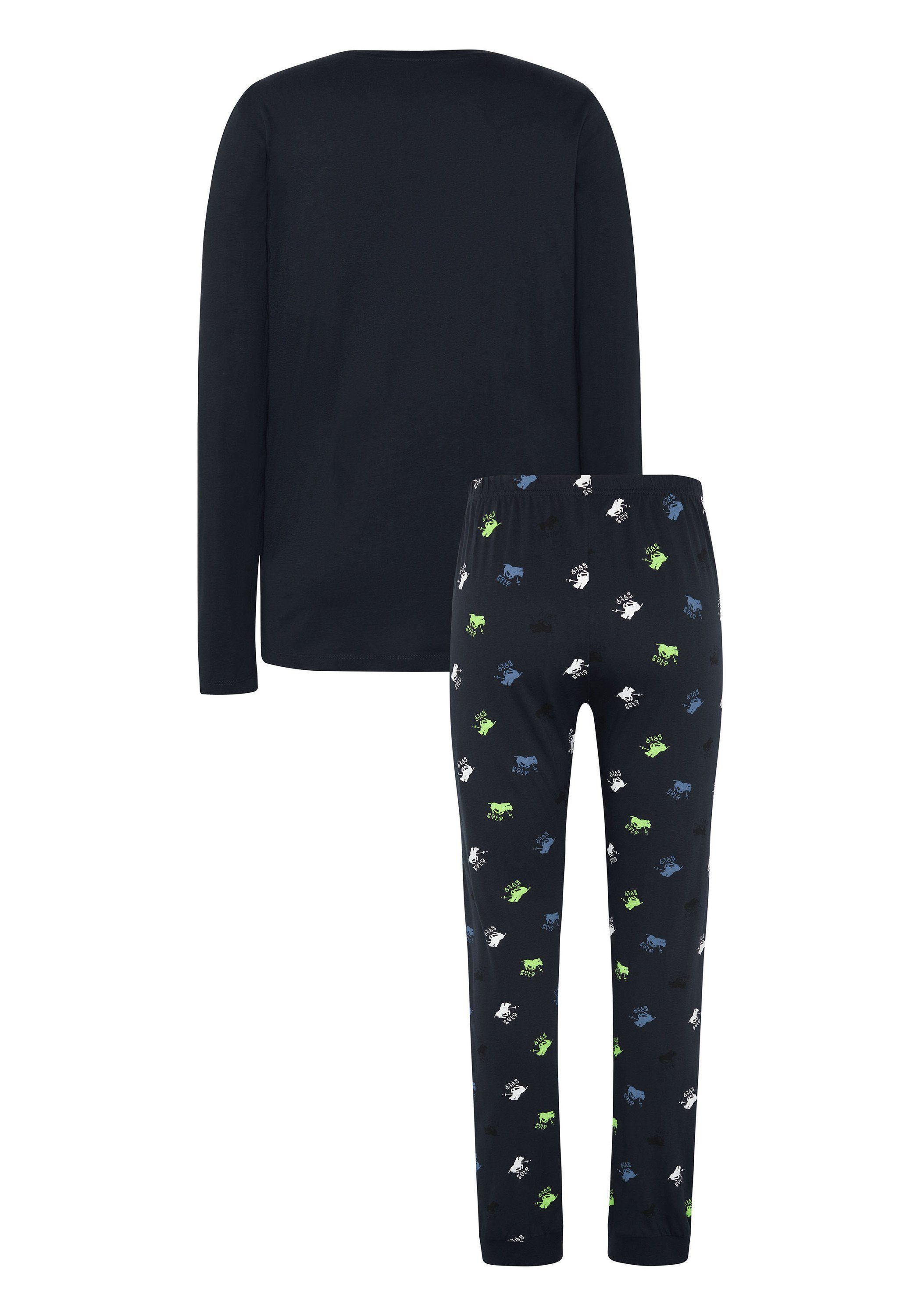Polo Sylt Pyjama im Set und Label-Look (Set, 2 tlg)