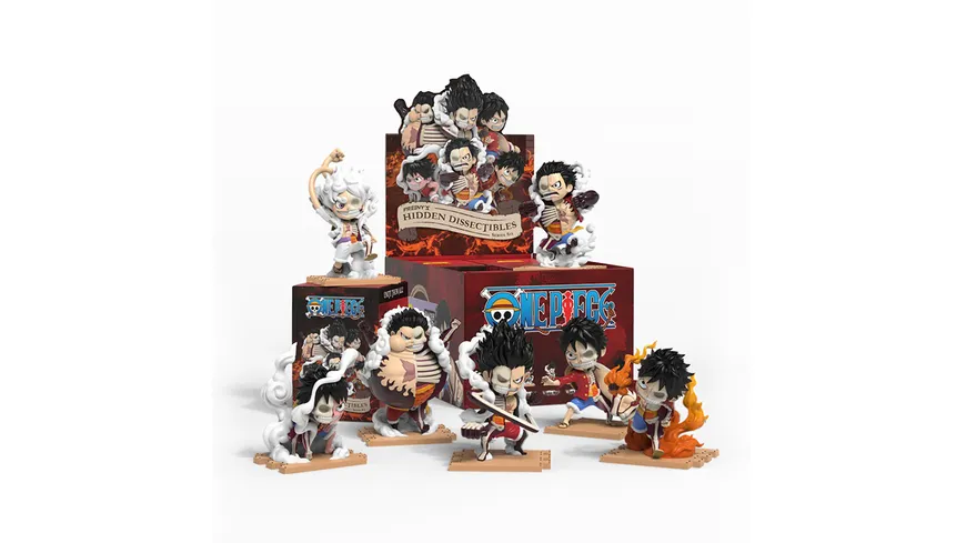 One Piece Luffys Gears Edition Serie 6 - Mighty Jaxx Freeny's Hidden Dissectibles Sammelfigur - sortiert