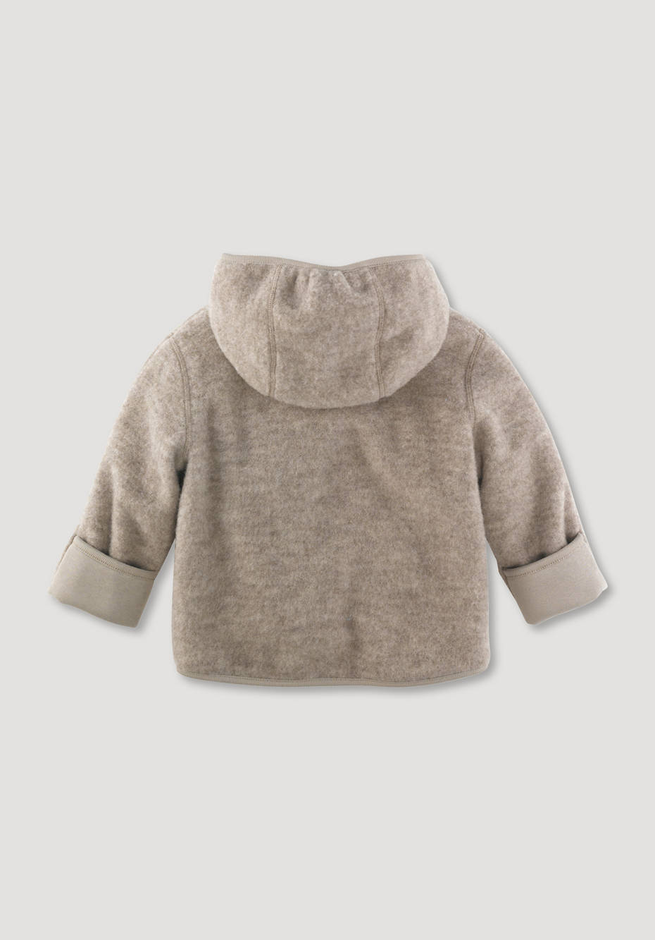 Wollfleece-Jacke aus reiner Bio-Merinowolle