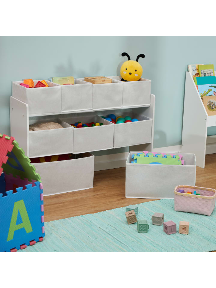 relaxdays Kinderregal in Weiß - (B)92 x (H)60 x (T)30 cm günstig kaufen onesize