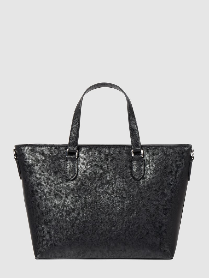 Handtasche mit Logo in schwarz