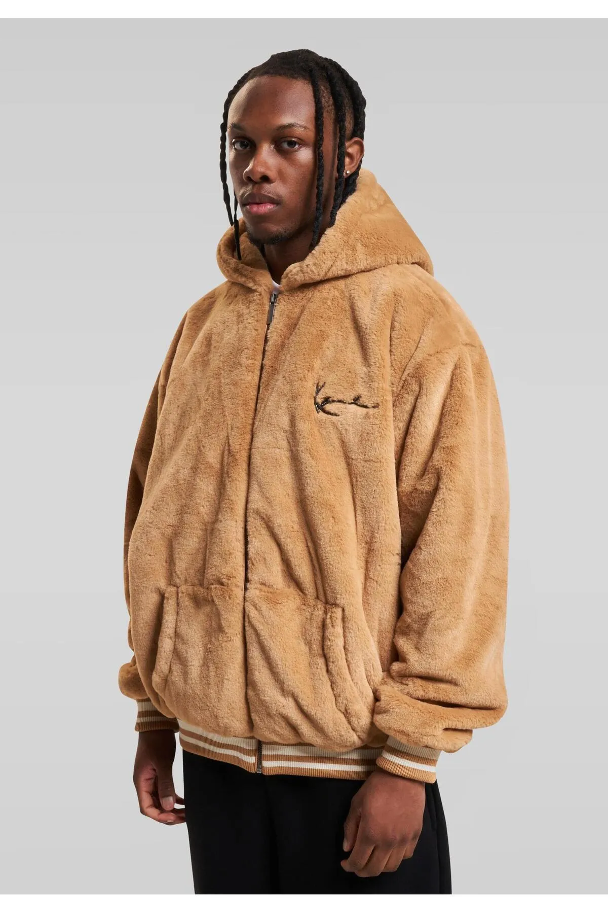 KARL KANI  Sweatshirt - Beige - Regular Fit