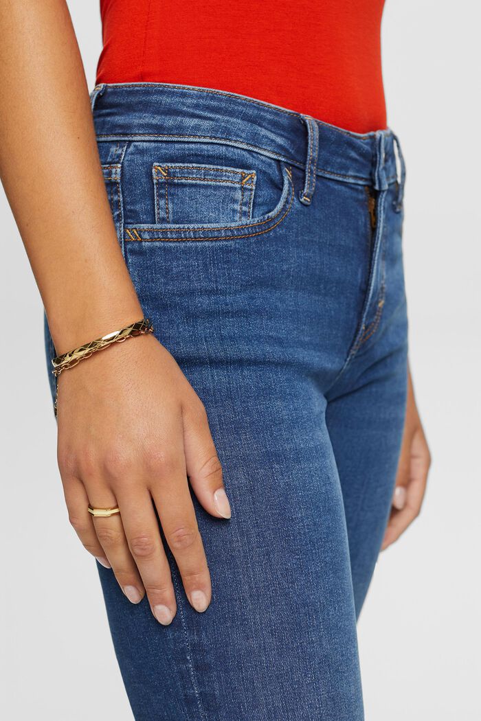 Skinny Jeans mit mittlerer Bundhöhe