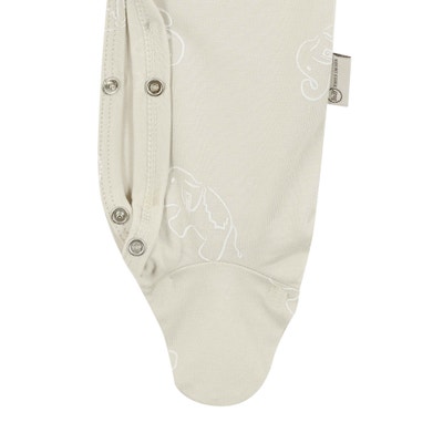 Set Strampler + T-Shirt langarm GOTS, beige