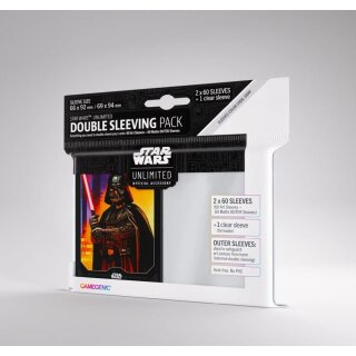 Star Wars: Unlimited Art Sleeves Double Sleeving Pack – Darth Vader (122)