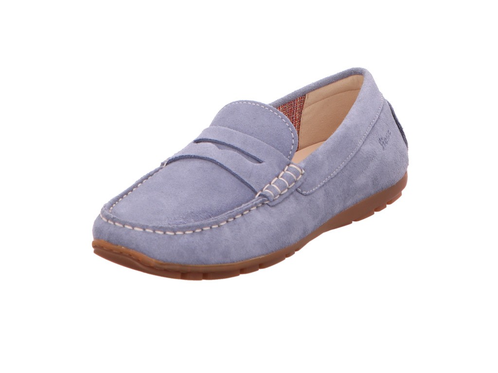 SIOUX Sportliche Slipper blau 66131