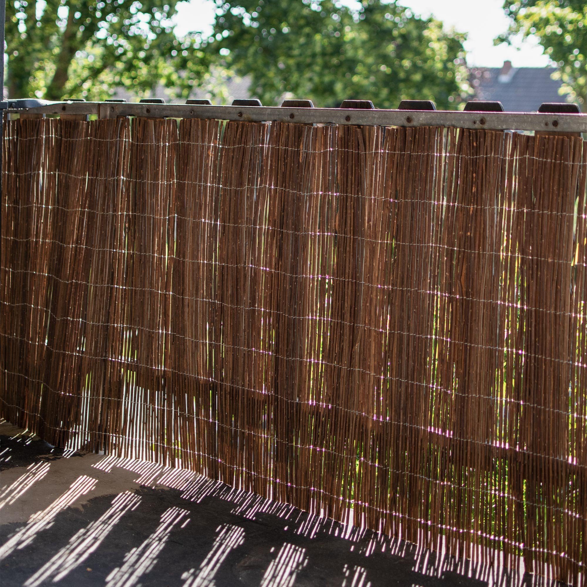 UNUS GARDEN Balkonsichtschutz Sichtschutz Weide (1-St)