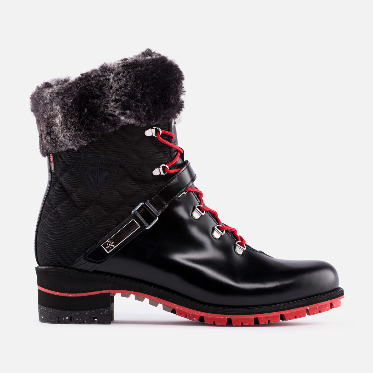 Damenstiefel 1907 Megève Shiny Schwarz