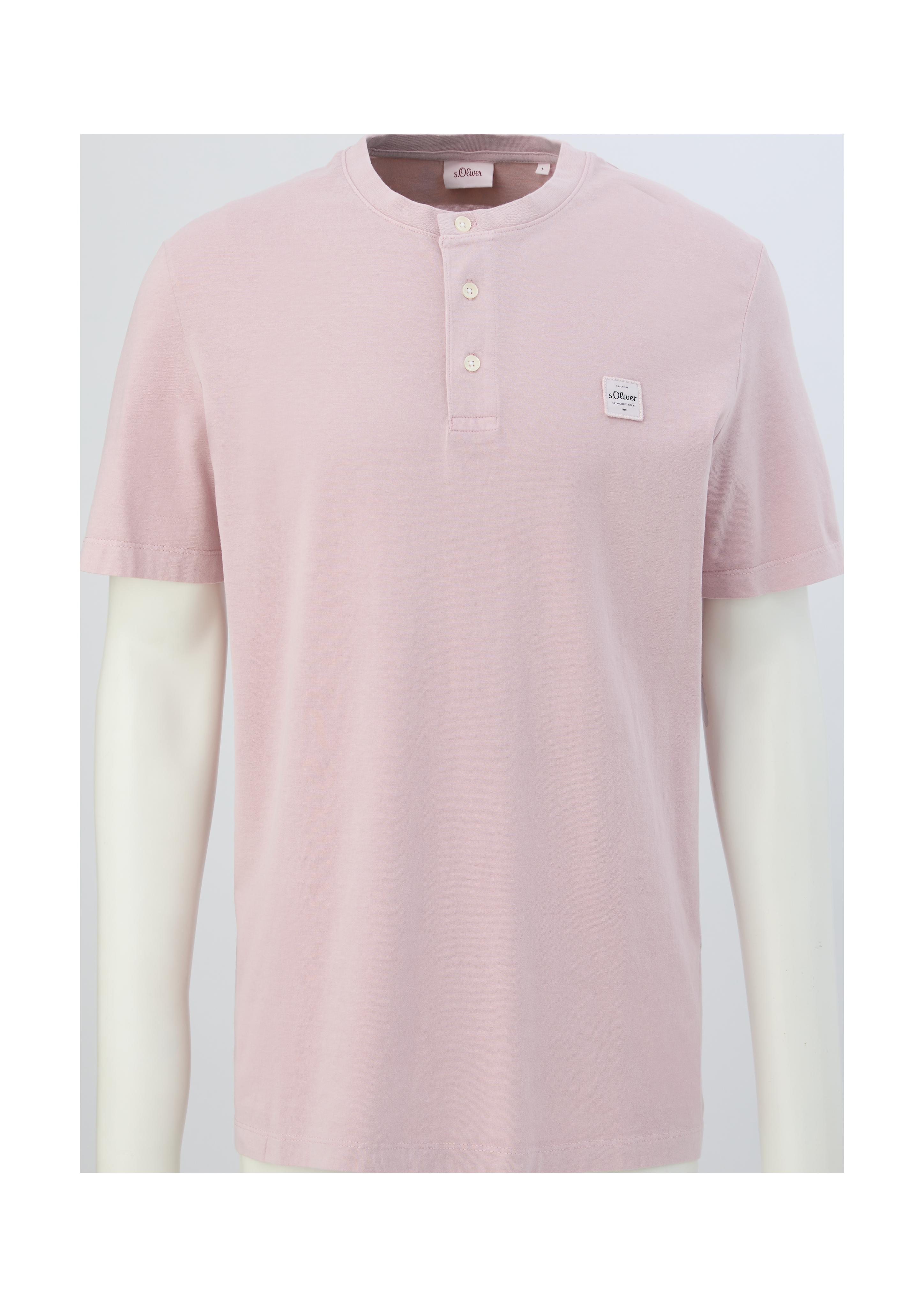 T-Shirt mit Henley-Ausschnitt  2133166-4163