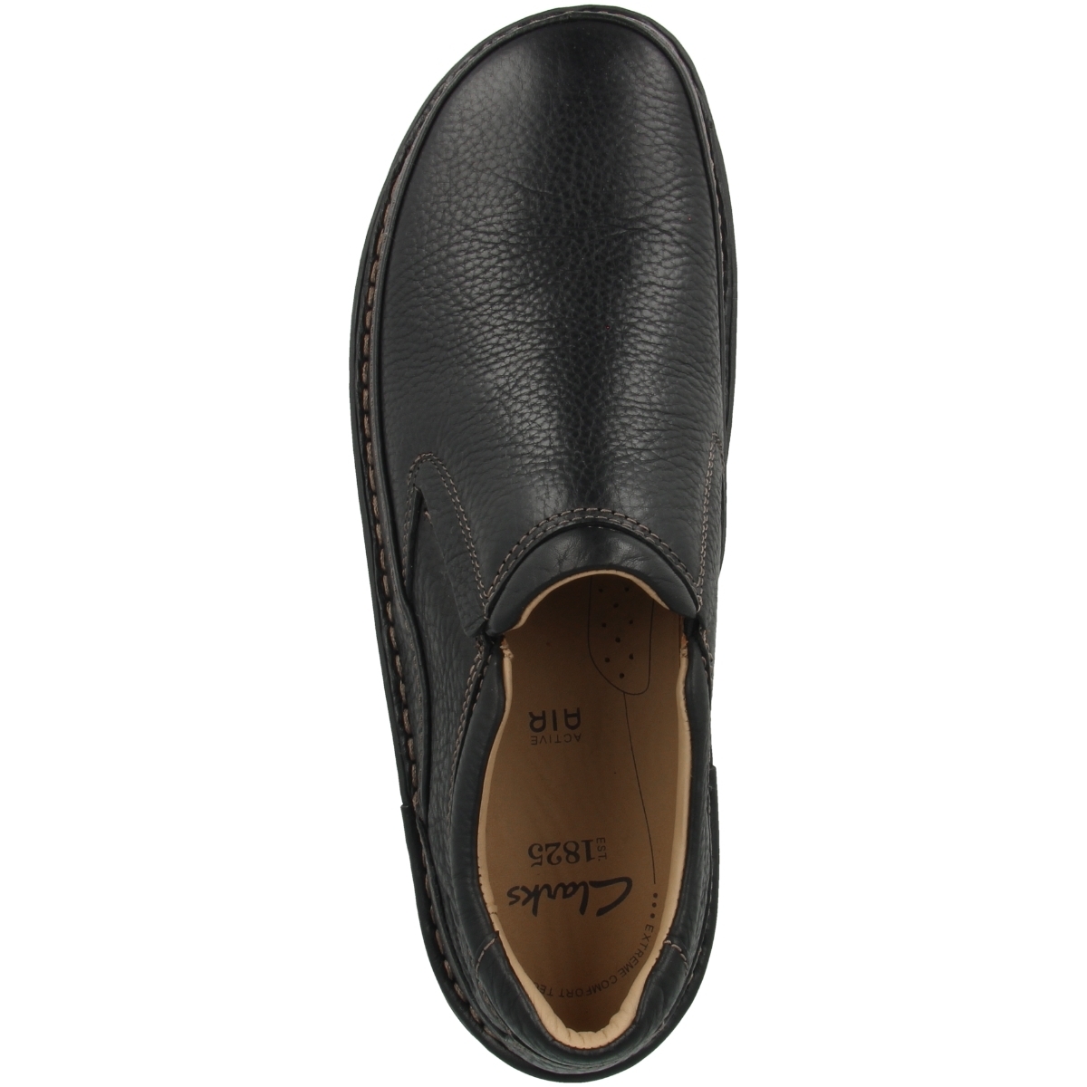 Clarks Nature Easy Slipper schwarz