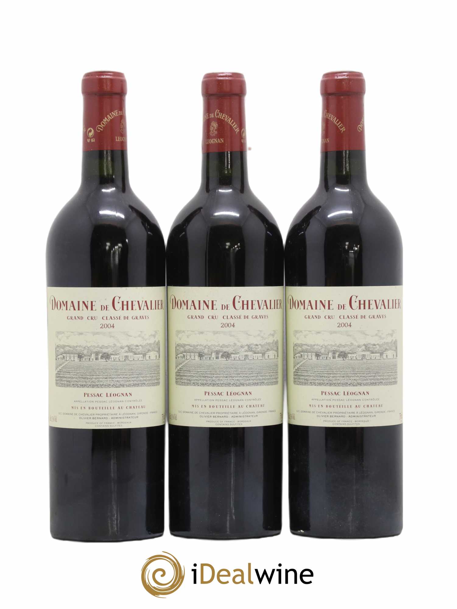 Domaine de Chevalier Cru Classé de Graves  2004 - Lot de 12 Bouteilles