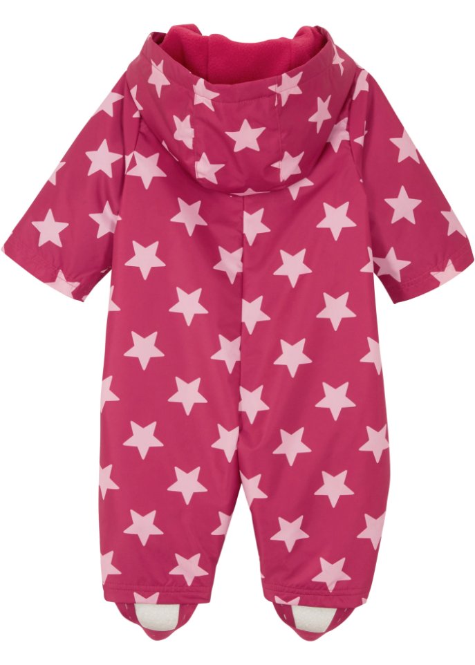 Baby Regenoverall gefüttert