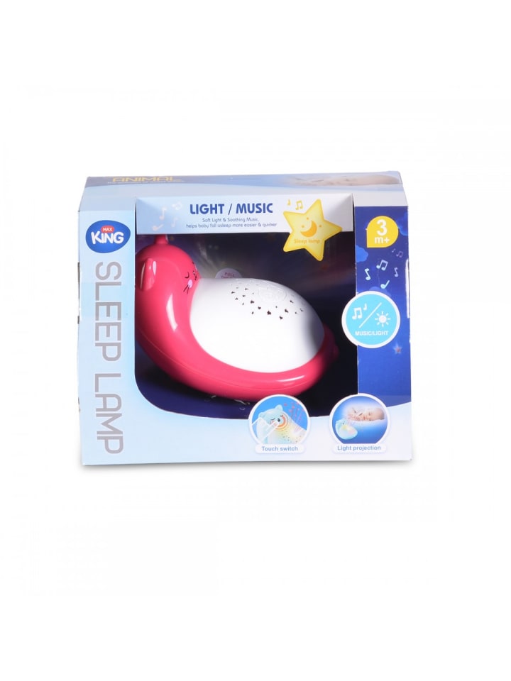 Moni Nachtlicht Tiere Musikspielzeug in rosa günstig kaufen onesize