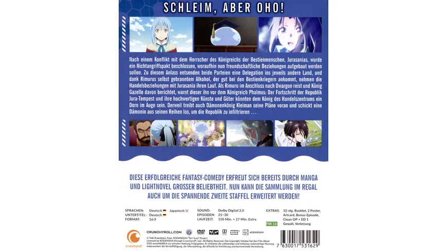 Meine Wiedergeburt als Schleim in einer anderen Welt - 2. Staffel - DVD Vol. 1 - Limited Edition mit Sammelbox