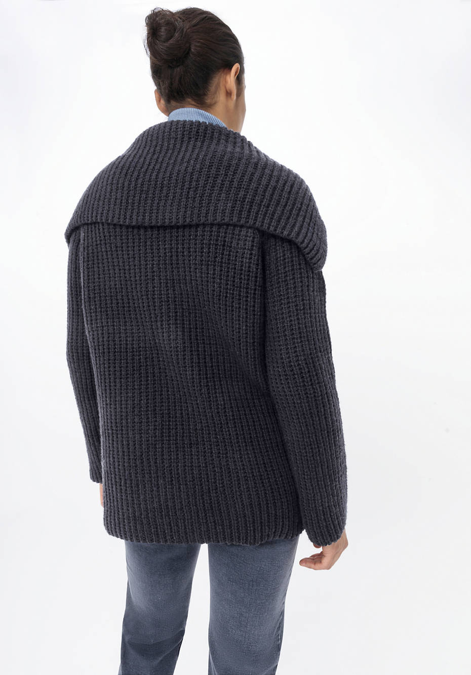 Strickjacke aus reiner Merinowolle