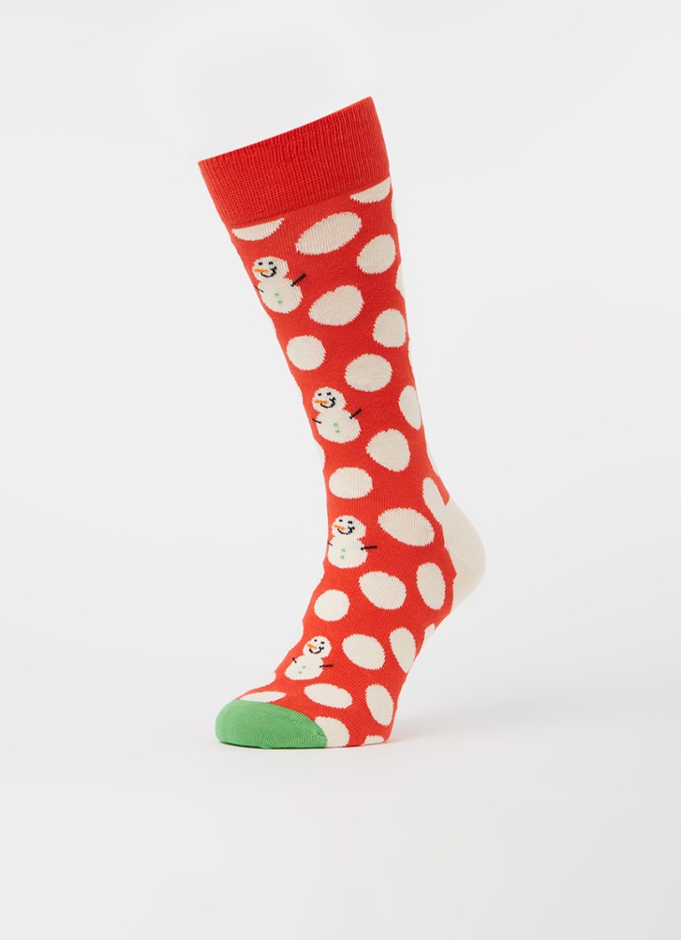 Chaussettes Happy Socks Big Dot Bonhomme de neige dans une boîte cadeau de 2