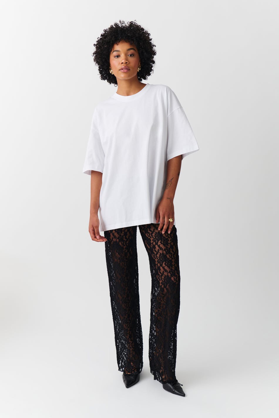 Lace trousers