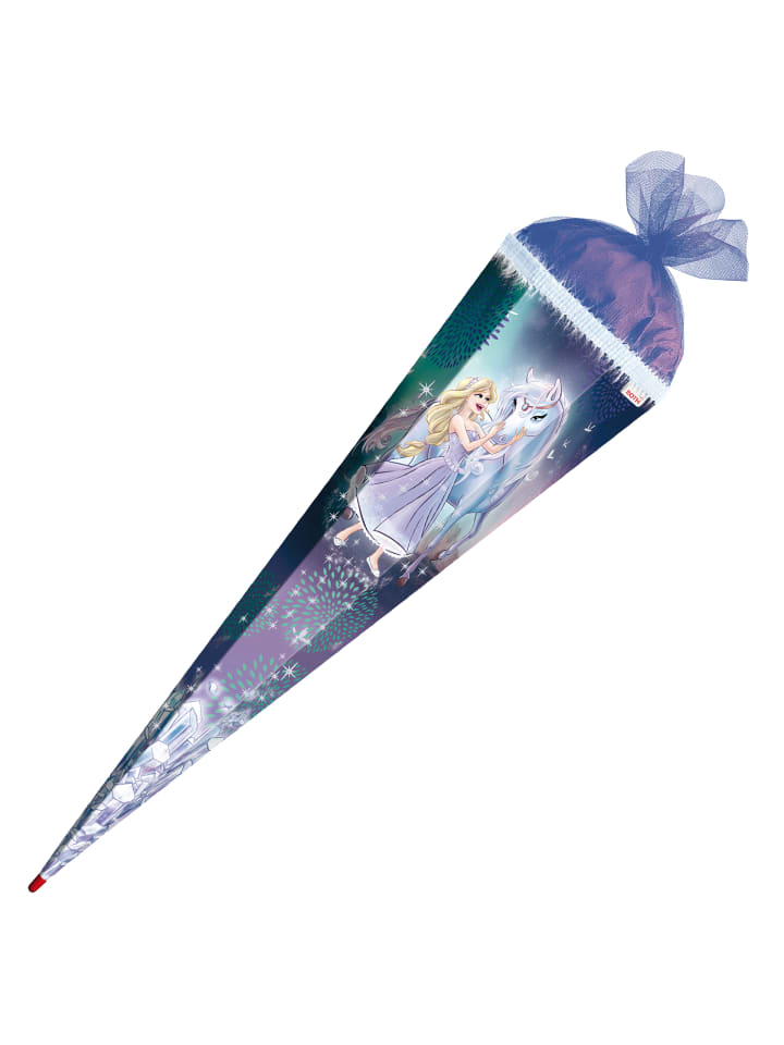 ROTH Schultüte groß Königin im Eis 85 cm, Glitter in Blau günstig kaufen onesize