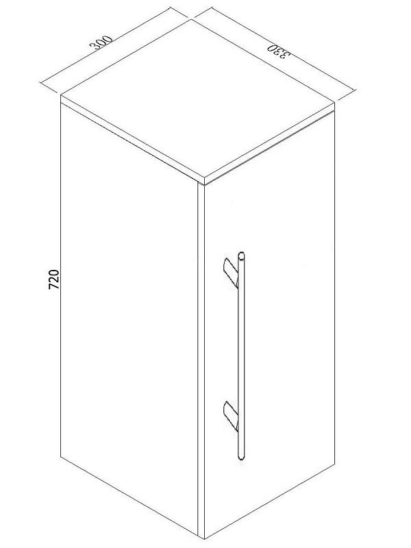 Posseik Hängeschrank Levana- M