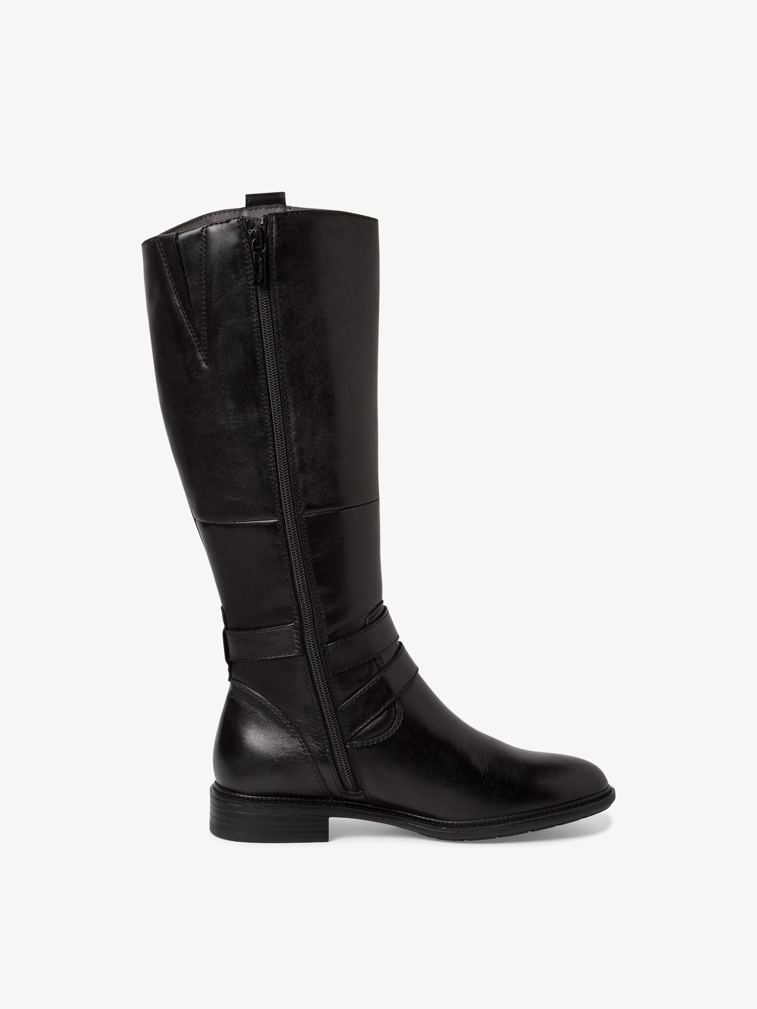 Bottes en cuir - noir