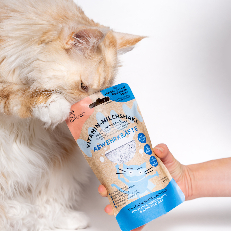 Catlab Katzenmilch & Getränke Catlab Vitamin-Milchshake für Katzen Abwehrkräfte