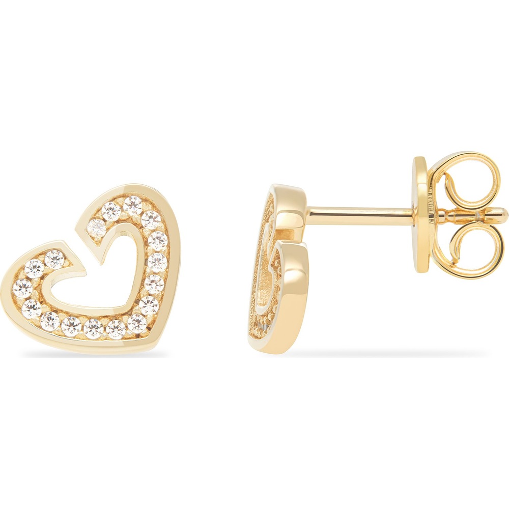 Jette Boucles d'oreilles à fermoir à poussette 925 Argent Boucles d'oreilles