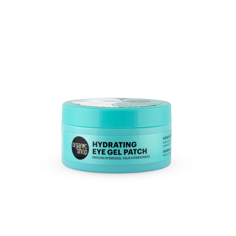 organic shop Patchs hydrogel yeux hydratants au thé matcha et acide hyaluronique 60 patchs Soin du regard