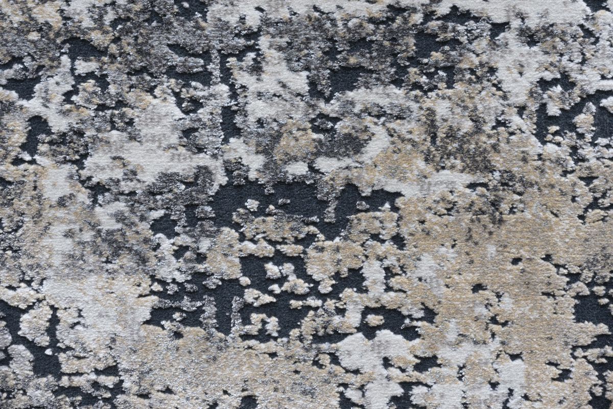 Webteppich Samaria Grau-Gold-Anthrazit 160 x 230 cm