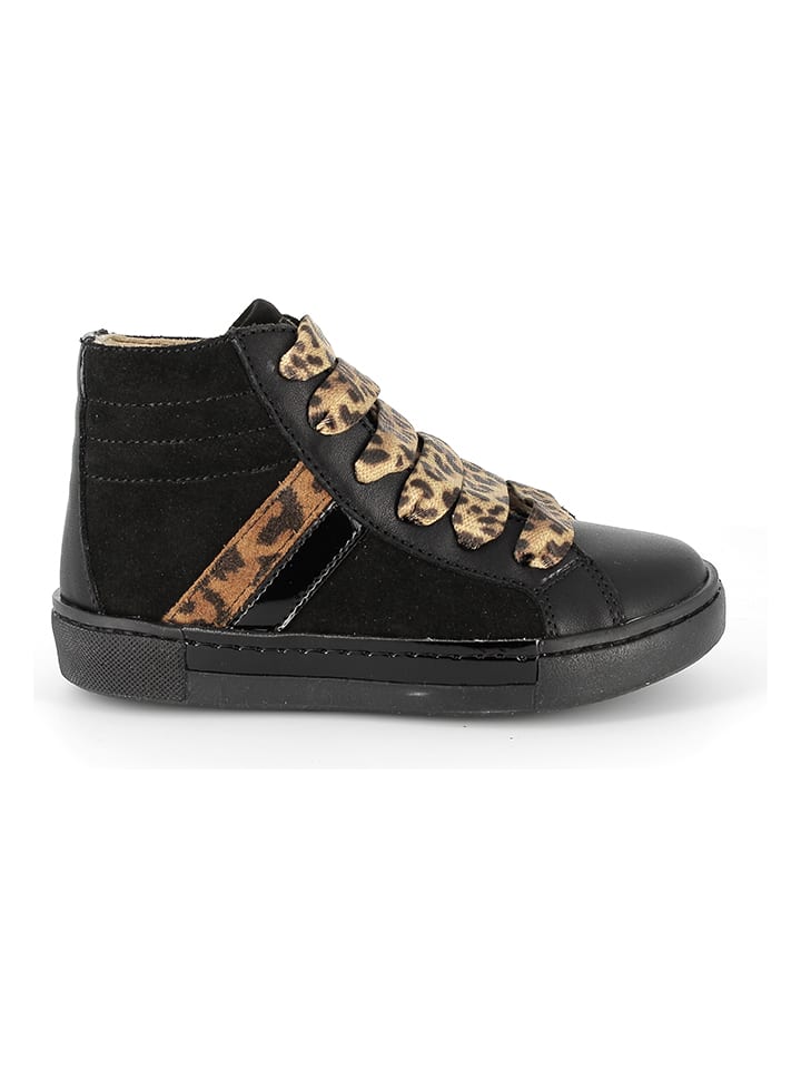 Primigi Leder-Sneakers in Schwarz günstig kaufen