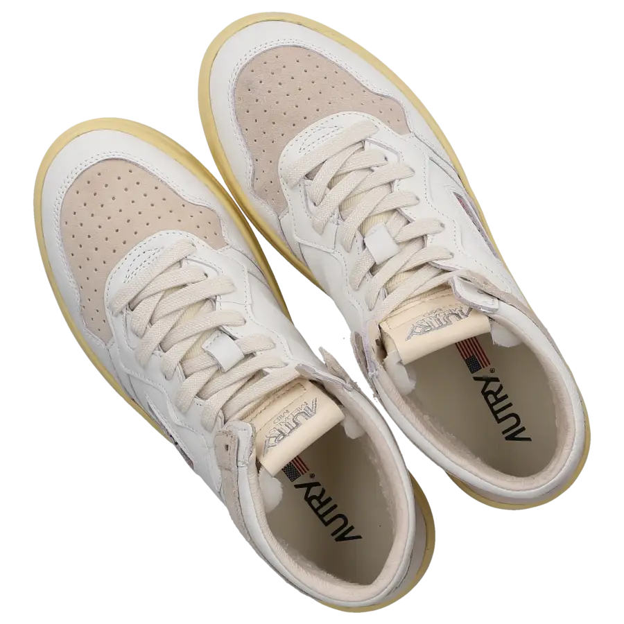 Autry - Sneaker high MEDALIST Veloursleder - weiß